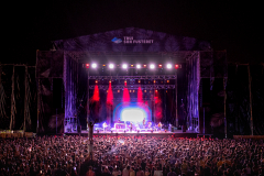 Vista general del concierto de Zoo y el público