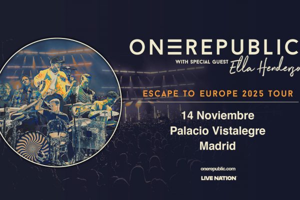 OneRepublic llega con su «Escape to Europe 2025 Tour» a España
