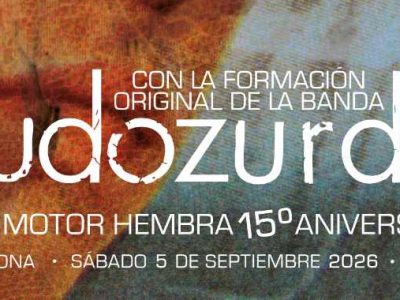 Nudozurdo celebrará en Barcelona los 15 años de «Tara Motor Hembra» antes de abrir una nueva etapa con su próximo disco