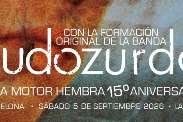 Nudozurdo celebrará en Barcelona los 15 años de «Tara Motor Hembra» antes de abrir una nueva etapa con su próximo disco